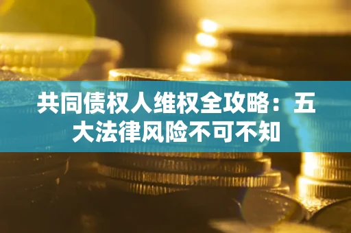 武汉共同债权人维权全攻略：五大法律风险不可不知
