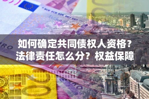 武汉如何确定共同债权人资格？法律责任怎么分？权益保障技巧揭秘！