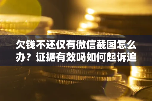武汉欠钱不还仅有微信截图怎么办？证据有效吗如何起诉追回欠款？