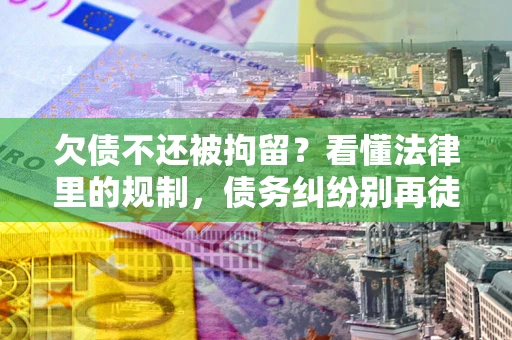 武汉欠债不还被拘留？看懂法律里的规制，债务纠纷别再徒劳奔波