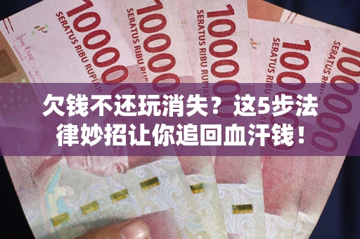 武汉欠钱不还玩消失？这5步法律妙招让你追回血汗钱！