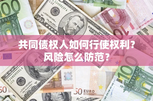 武汉共同债权人如何行使权利？风险怎么防范？