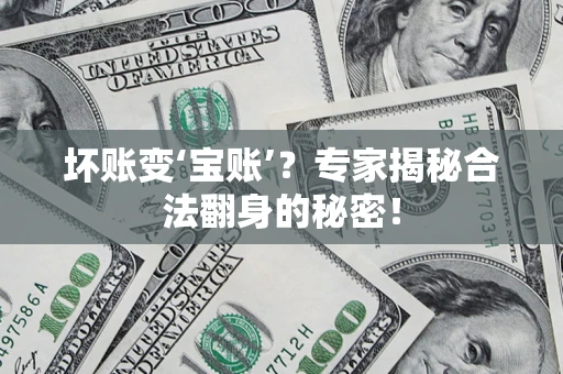 武汉坏账变‘宝账’？专家揭秘合法翻身的秘密！