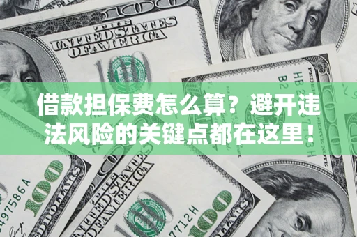 武汉借款担保费怎么算？避开违法风险的关键点都在这里！