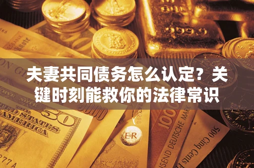 武汉夫妻共同债务怎么认定？关键时刻能救你的法律常识