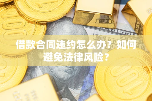 武汉借款合同违约怎么办？如何避免法律风险？