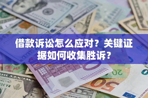 武汉借款诉讼怎么应对？关键证据如何收集胜诉？